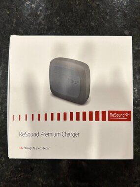 ReSound Hearing Aid Charger Including Power Cord, Plug-In and User Manual